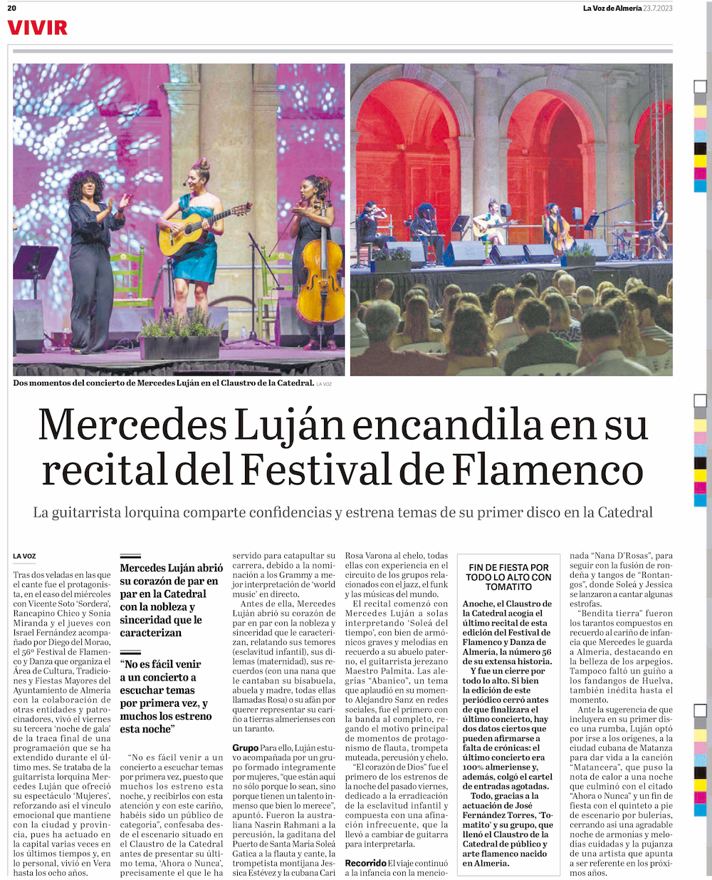 230723 Cultura-Festival Flamenco Mercedes Lujan (La Voz) copia